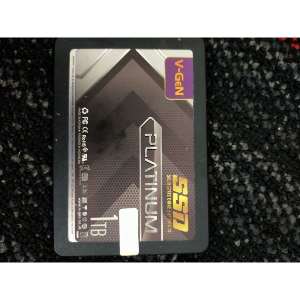 SSD second 1tb, SSD VGEN PLATINUM