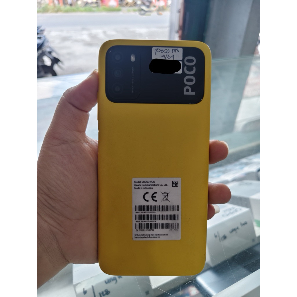 second batangan segel mesin  Poco M3 4/64