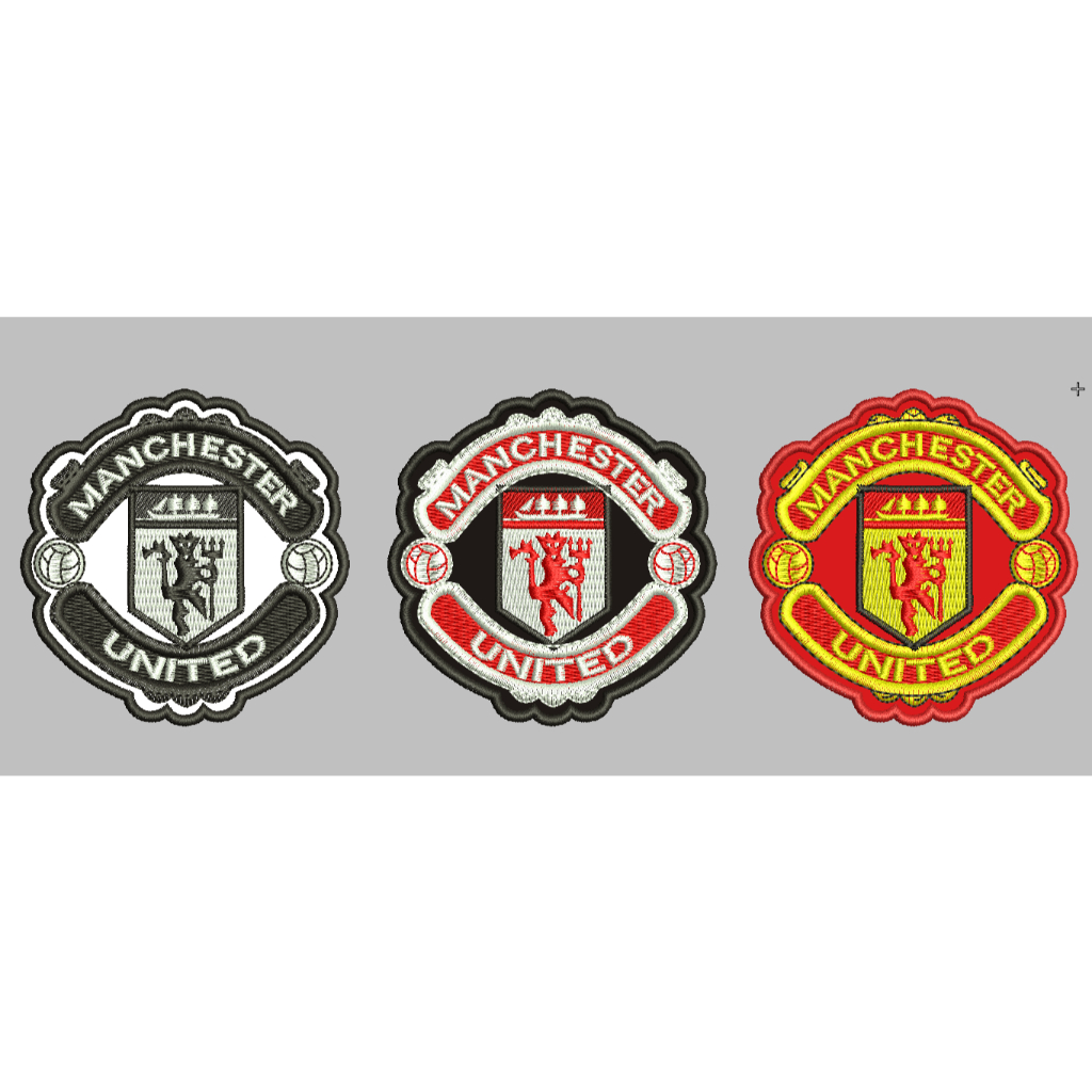 PATCH BORDIR LOGO KING MANCHESTER UNITED-INCIDENTE