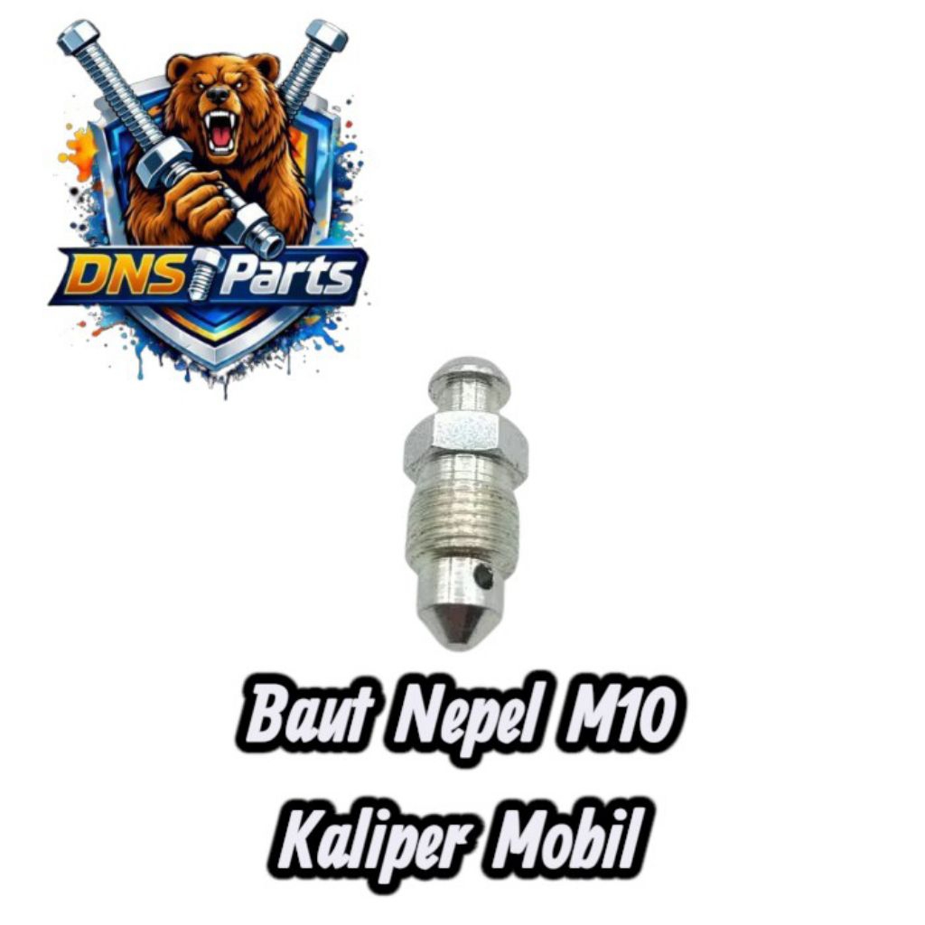 Baut Nepel M10 Kaliper Nepel Pembuangan Angin Kaliper Mobil DNS Parts