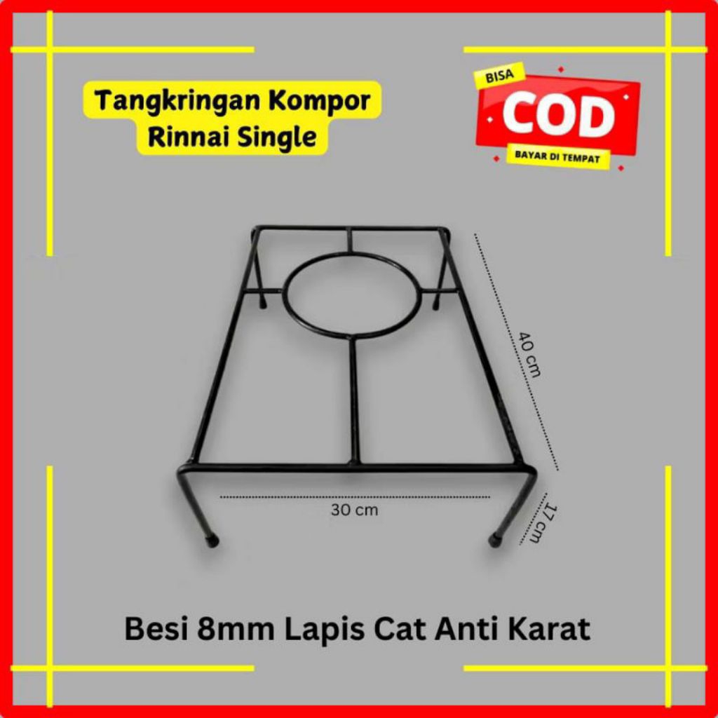 jagrag kompor 1 tungku, tatakan kompor 1 tungku