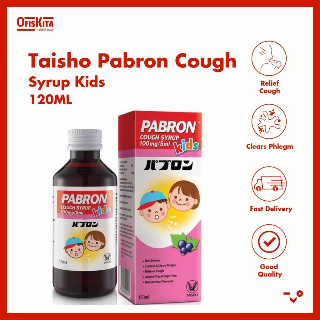 Pabron Cough Syrup Kids 120 ML Original malaysia