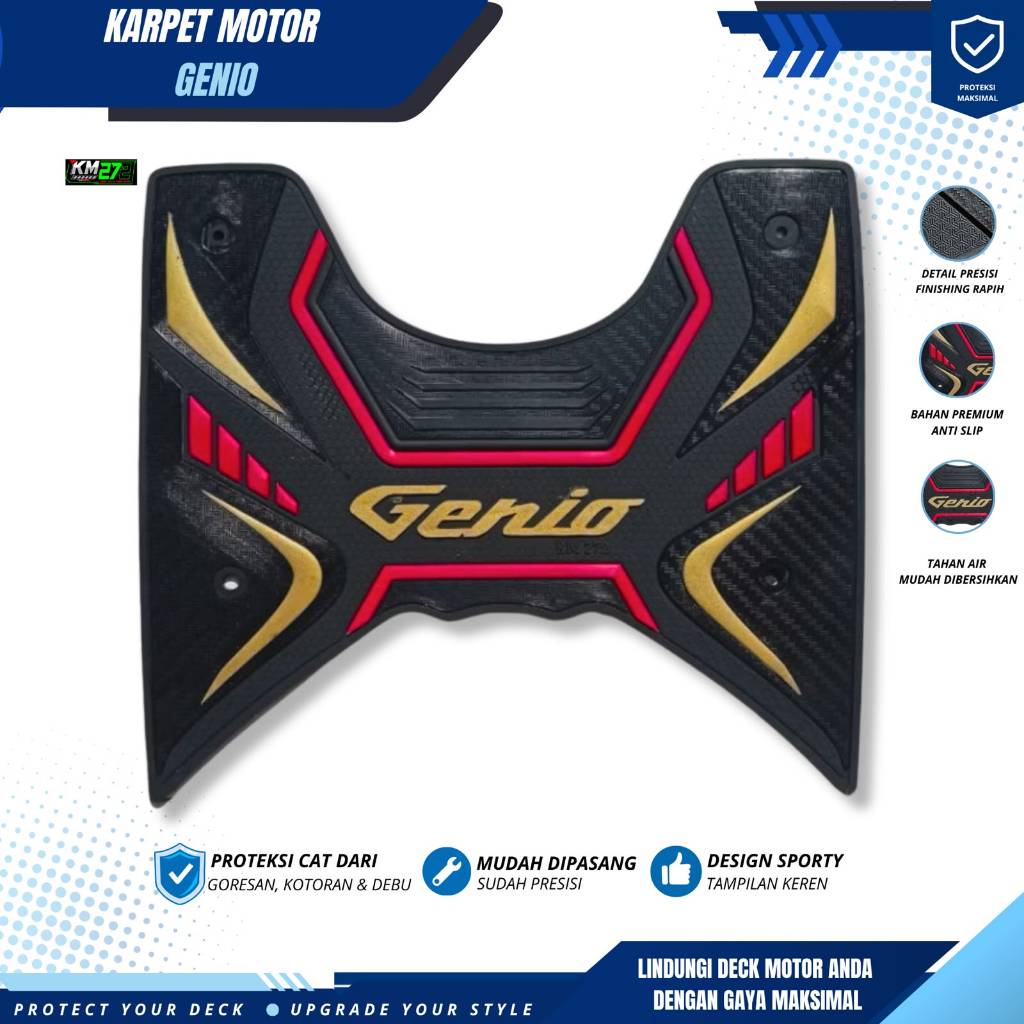 KM272 KARPET MOTOR GENIO - Karpet Genio - Aksesoris Motor Genio