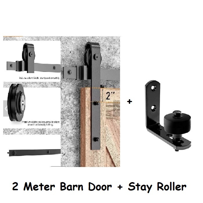 HIPLAY - Pintu Geser Barn Door | Sliding Besi | Rel 2–4 Meter
