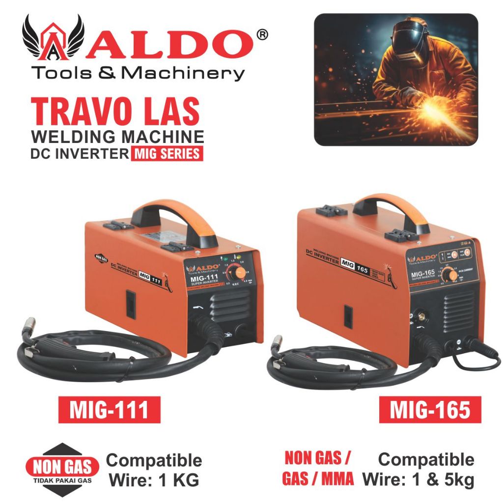 TRAVO LAS MIG SERIES / MIG DC INVERTER / MESIN LAS INVERTER MIG / WELDING MACHINE / MESIN TRAFO LAS 