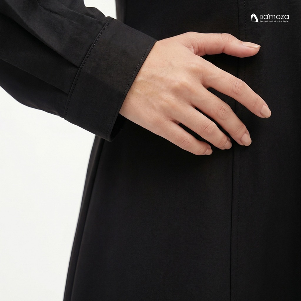 GAMIS DAMOZA Hazimah Midnight / Baju Damoza / Dress Muslim - shafeeaofficial