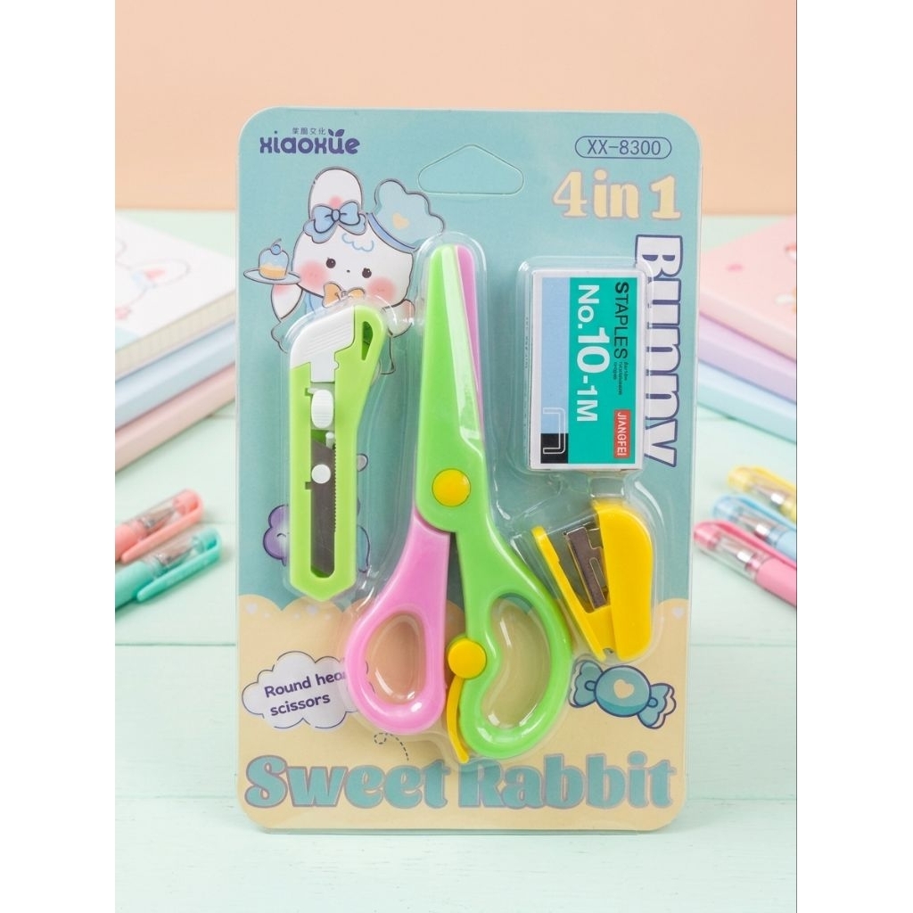 Gunting Anak Aman / Gunting DIY / Gunting TK / Hekter Anak
