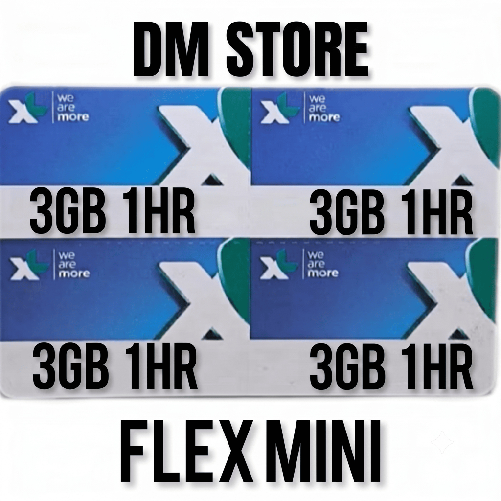 Voucher XL Flex Mini 3GB 1 Hari - Paket Data Kuota Internet XL Axiata Murah