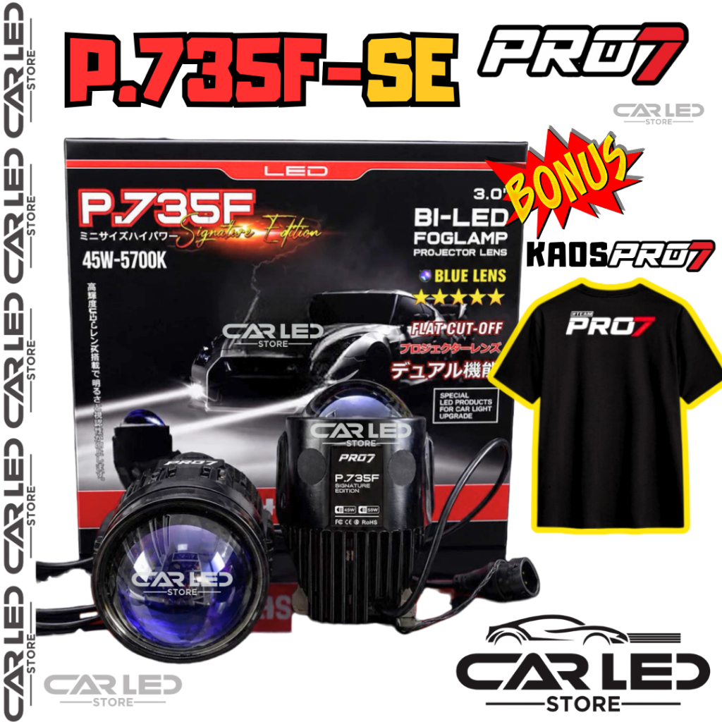 FOGLAMP BILED PRO7 P.735F P735F  P 735 F BILED FOGLAMP PRO Seven BLUE LENS SIGNATURE EDITION