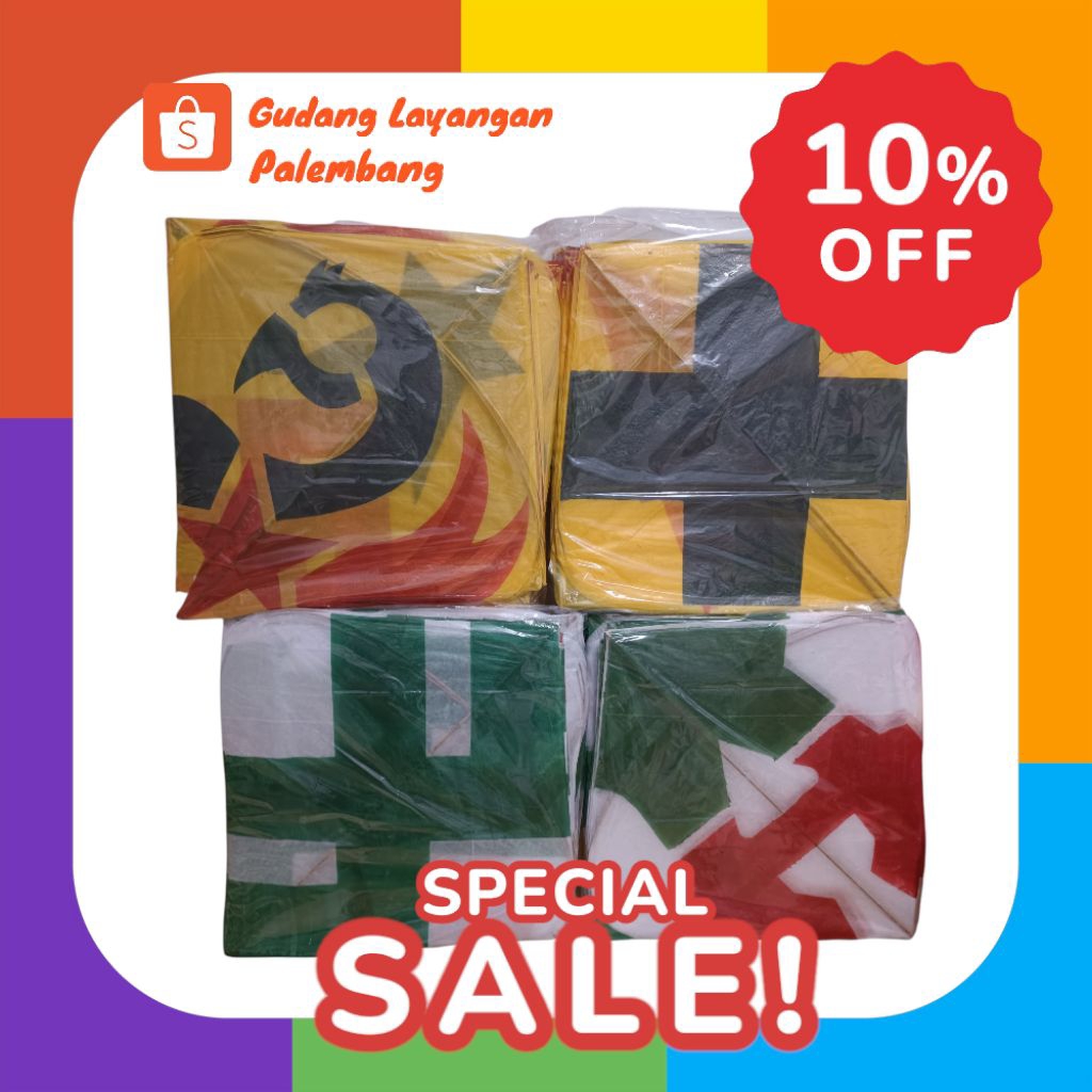 50 PCS LAYANGAN ADUAN PALEMBANG KERTAS SAMBUNGAN KUALITAS BAGUS