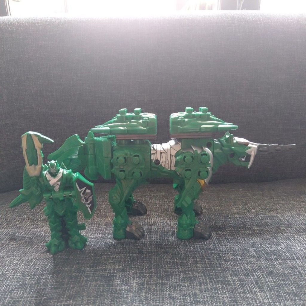 Power Rangers Dino Fury Japanese Green Tiger Megazord Zord