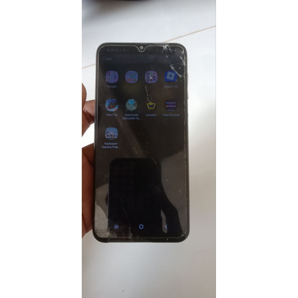 hp samsung a30s minus lcd pola aman