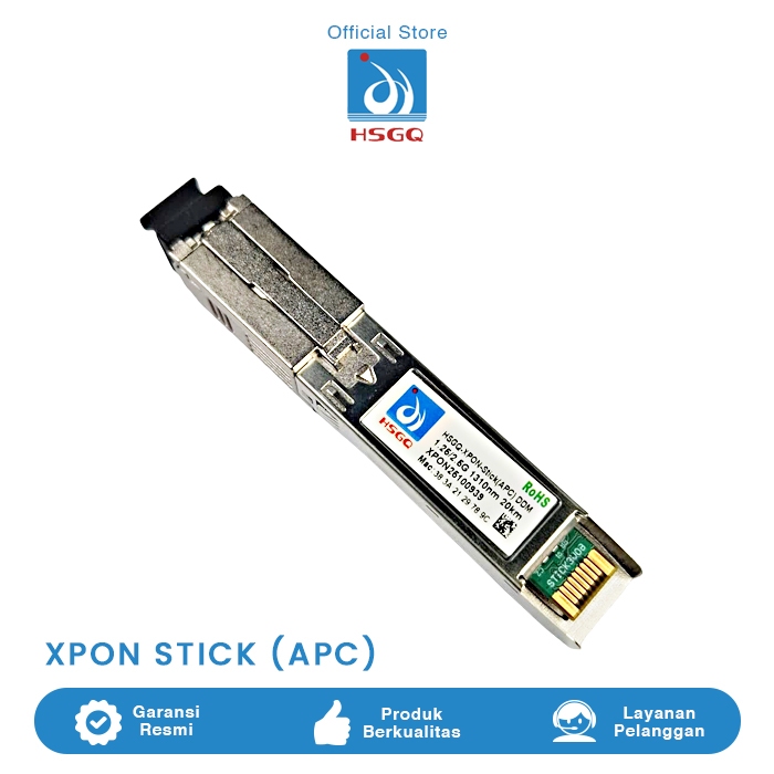 HSGQ XPON Stick APC DDM 1.25/2.5G 1310nm 20Km