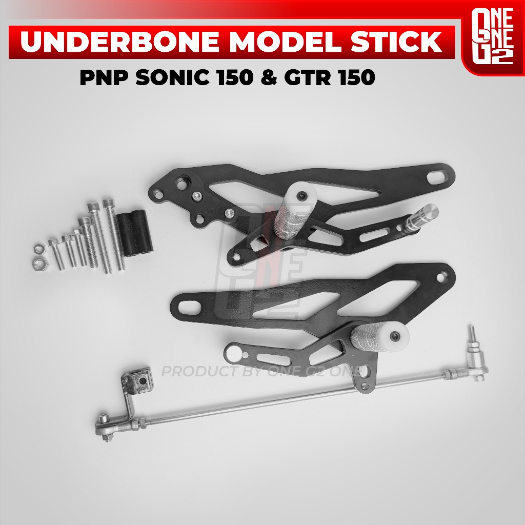 Underbone Sonic 150r / GTR 150  Stick Pustep UB Honda Sonic Postep Sonic 150 R new