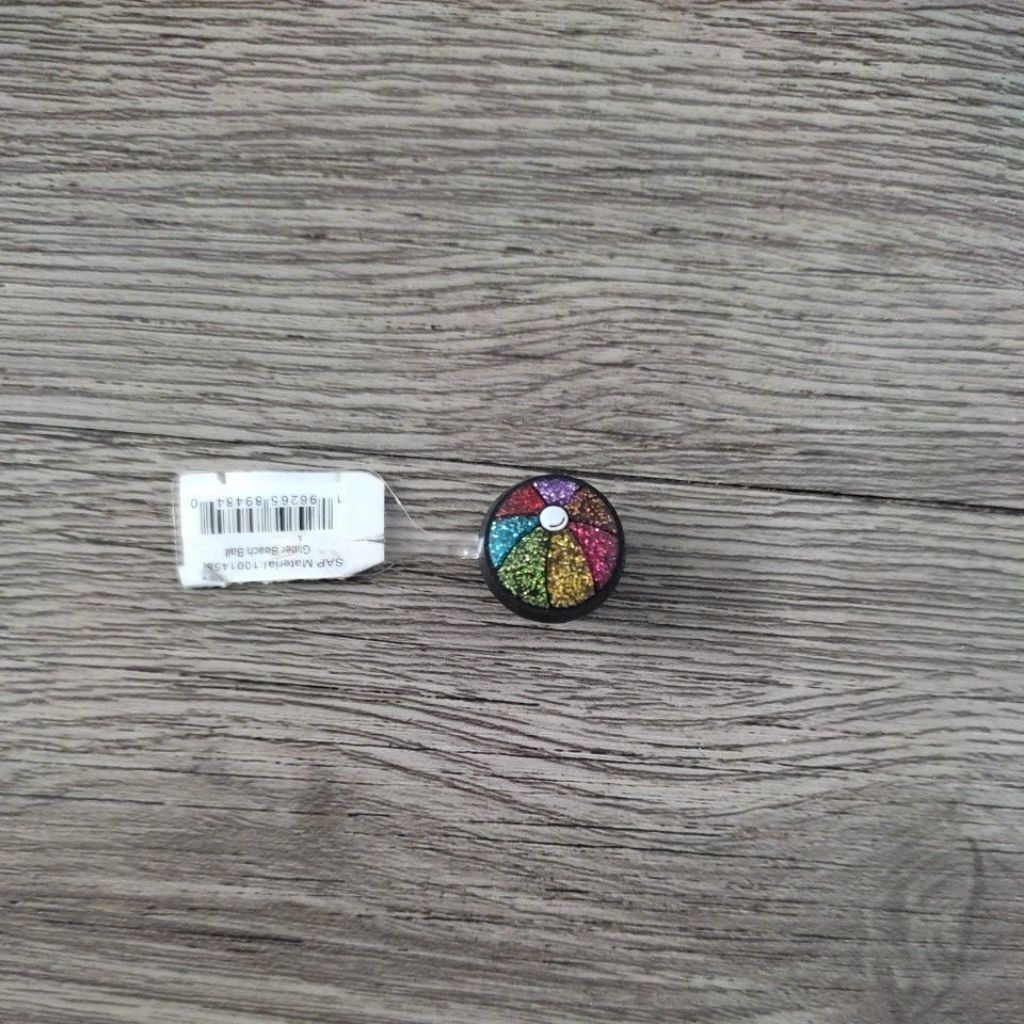 Jibbitz Glitter Beach Ball