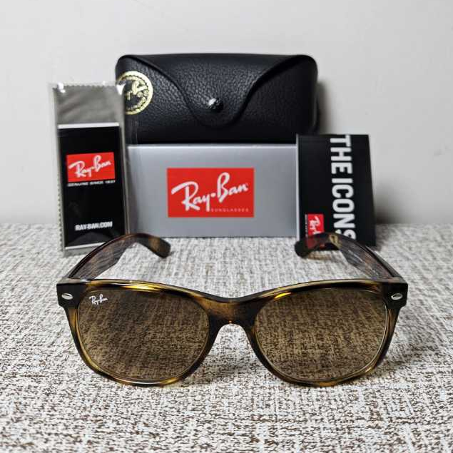 Kacamata Rayban New Wayfarer RB2132 710 Tortoise Brown Original