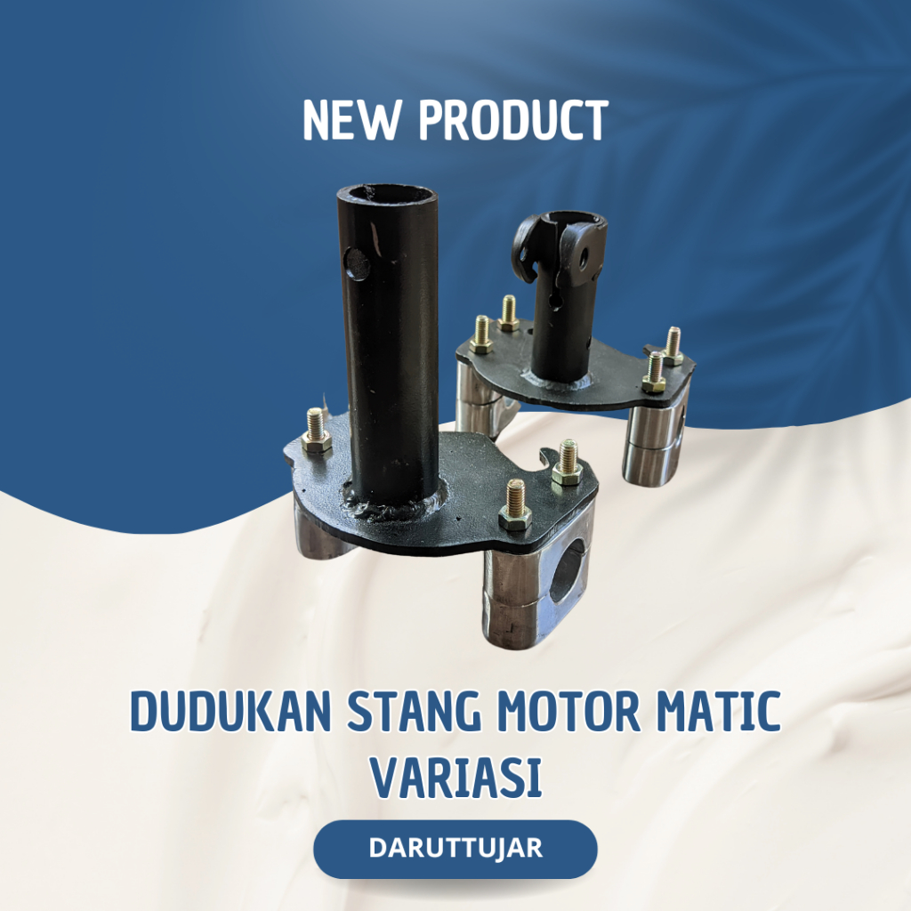 Dudukan Stang Matic Variasi Honda Yamaha Tebal 5mm Adaptor Stang Trondol Beat Street Scoopy Mio Soul