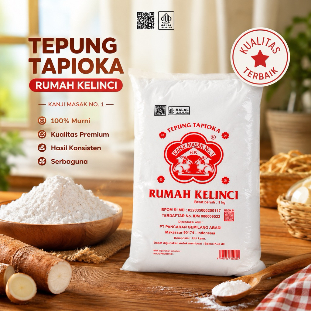 TEPUNG TAPIOKA/KANJI 1KG