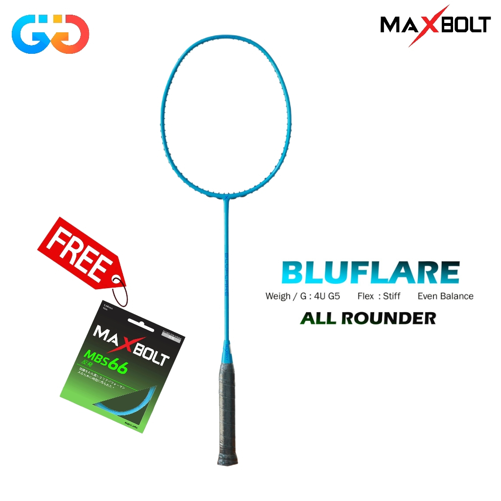 Raket Badminton Maxbolt Bluflare 4U G5