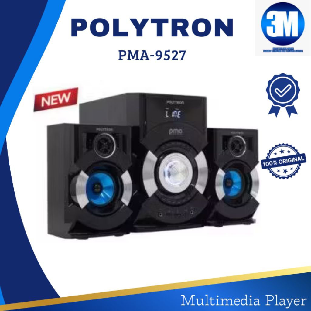 Speaker Bluetooth Polytron PMA 9507 / 9527 100% ORI | Speaker Polytron PMA 9507 / 9527 | Spiker Poly