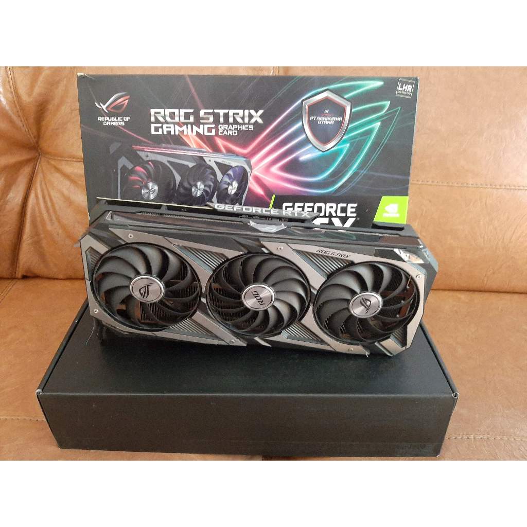 ASUS ROG STRIX RTX 3060 Ti 8 Gb Kartu Grafis Gaming