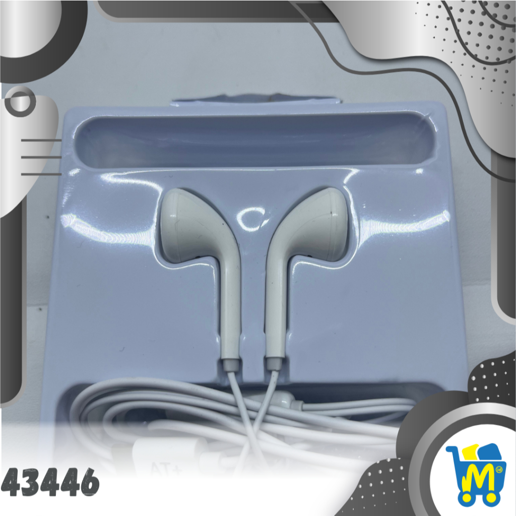 43446 - Headset Type C Kabel Earphone Type C Handsfree Type C Headphone Type C AT+ Stereo Bass Andro