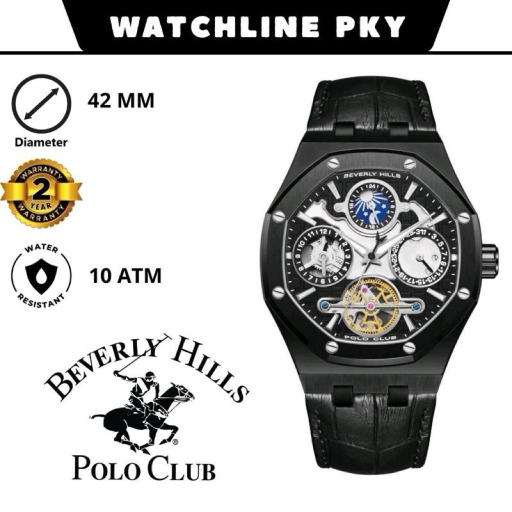 JAM TANGAN PRIA BEVERLY HILLS POLO CLUB