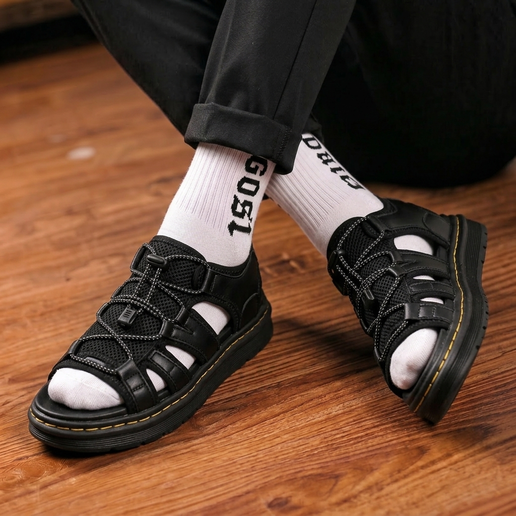 Sandal Docmart Pria Wanita Gladiator Kekinian