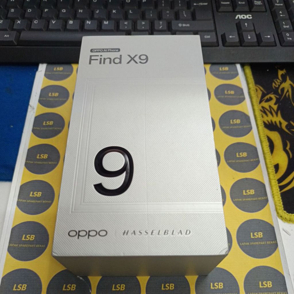 DUS BOX/KOTAK HANDPHONE OPPO FIND X9 ORIGINAL BEKAS
