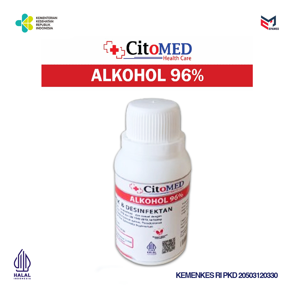 Citomed Alkohol 96% | Cairan Alkohol | Alkohol 96% | Alkohol Medis