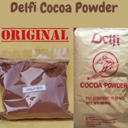 Delfi Cocoa Powder / Bubuk Coklat Delfi / Cokelat Bubuk 1 SAK 25kg