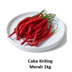 Cabe Kriting Merah 1kg
