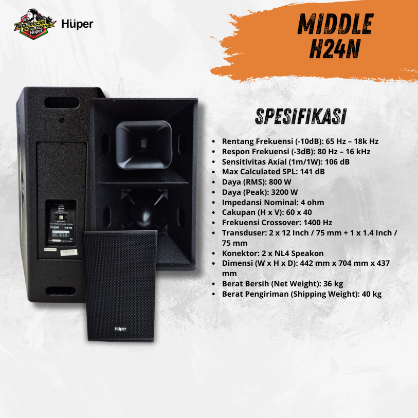 BREWOG HUPER LINE ARRAY PASSIVE H24N