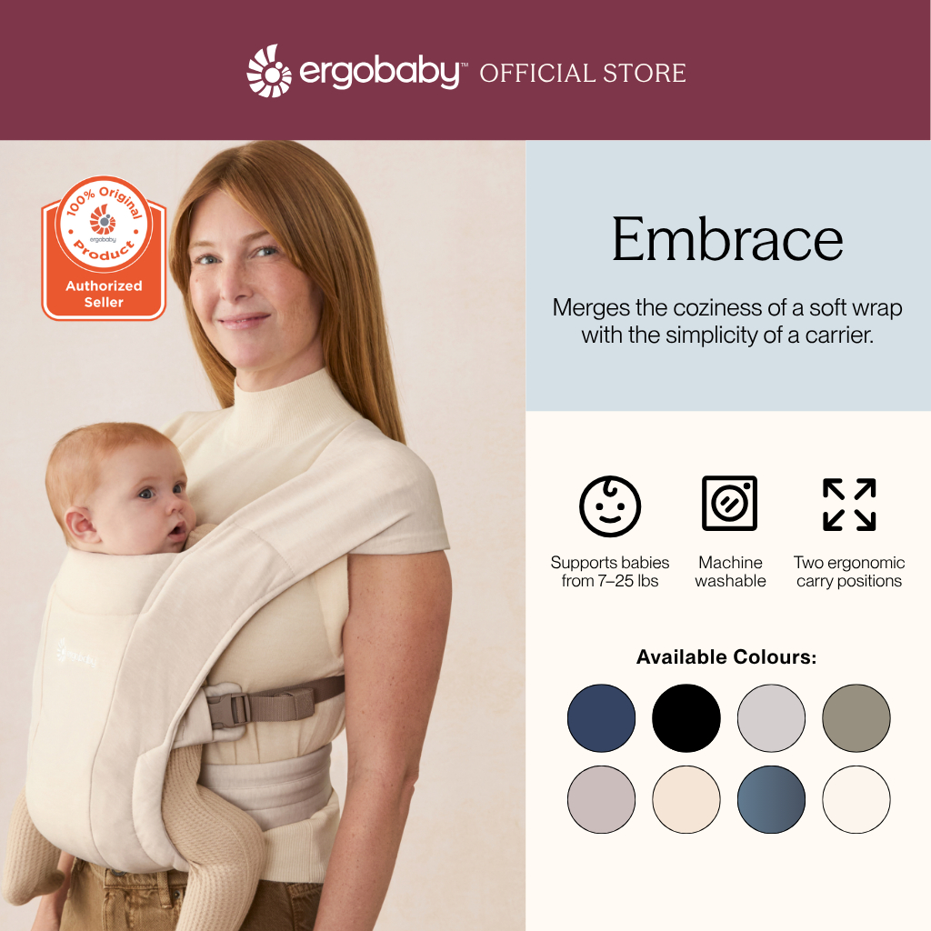 Ergobaby Embrace Newborn Carrier - Cream