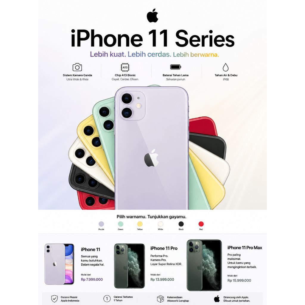 (SECOND LIKENEW) IPHONE 11, IPHONE 11 PRO ,IPHONE 11 PROMAX !! JAKARTA