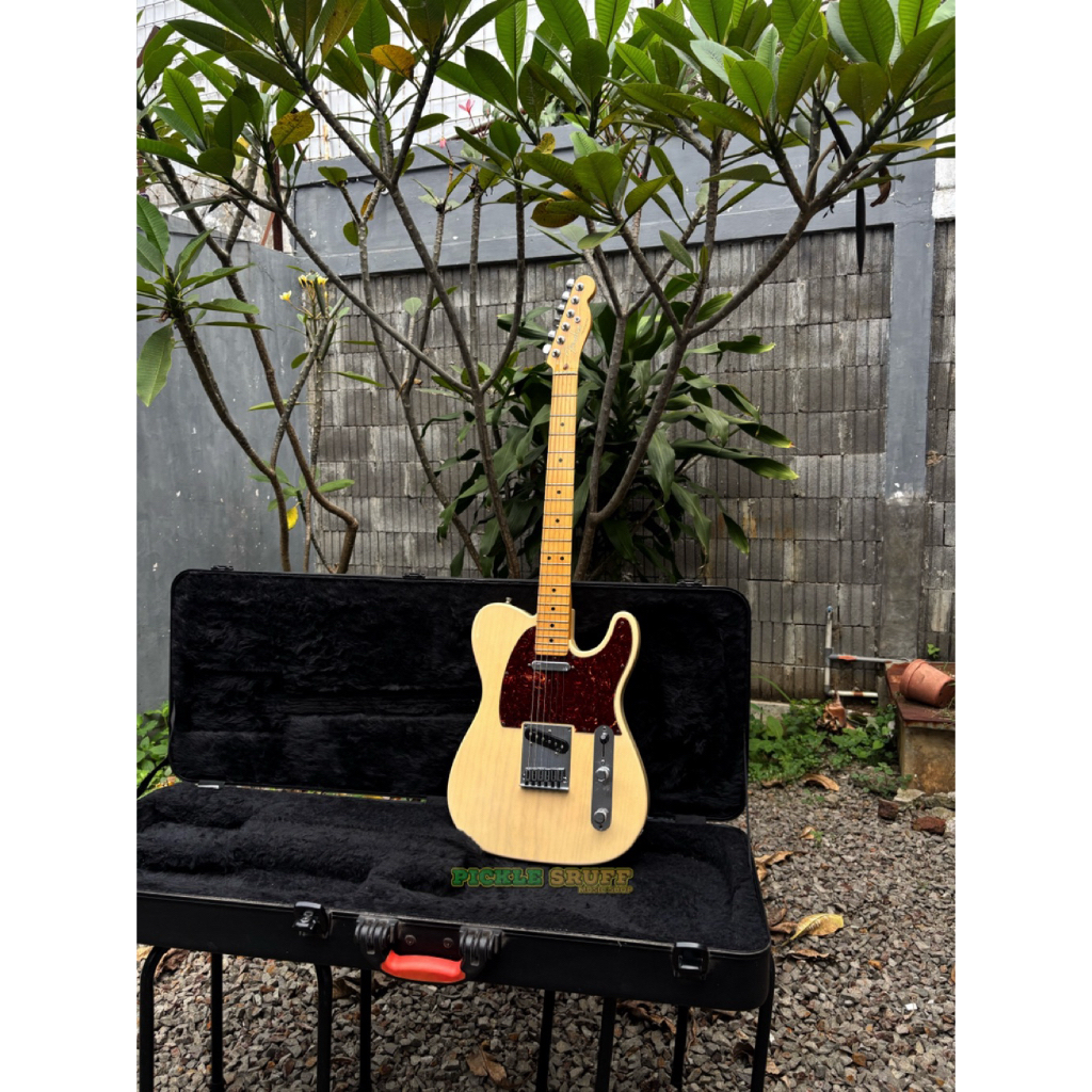 FENDER AMERICAN DELUXE TELECASTER ASH MAPLE FINGERBOARD WHITE BLONDE | GITAR FENDER TELECASTER | GIT