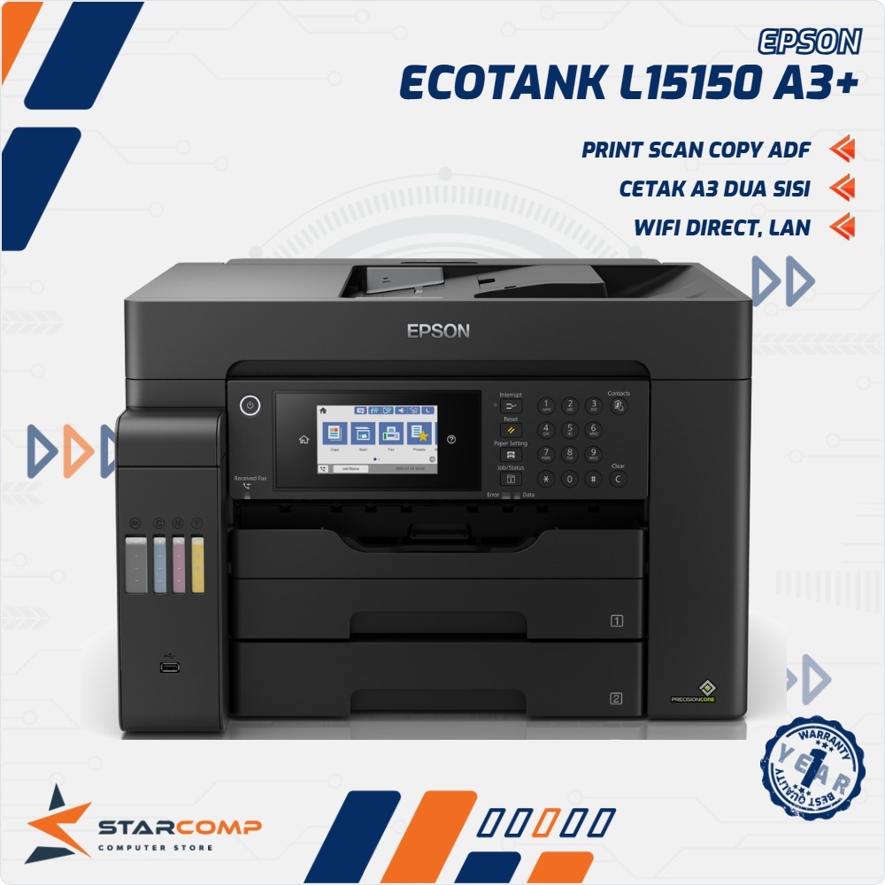Epson L15150 Printer EcoTank A3 Printer Duplex Print Scan Copy WIFI