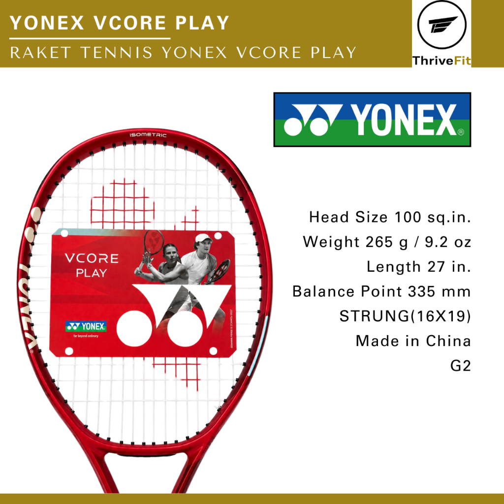 HOT DEALS YONEX VCORE Tennis Racket / Raket Tenis Yonex Vcore