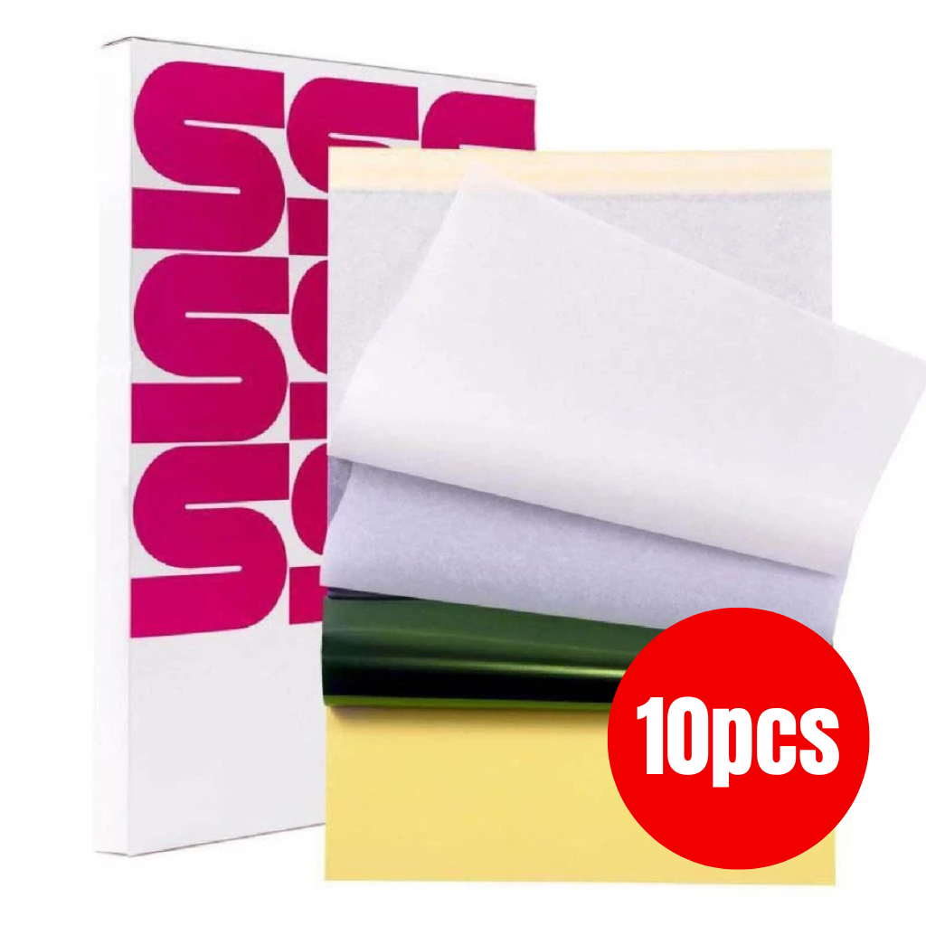 10PCS Kertas Tattoo / Kertas Thermal / Thermal Paper/ Kertas Transfer 210×297 mm (A4)