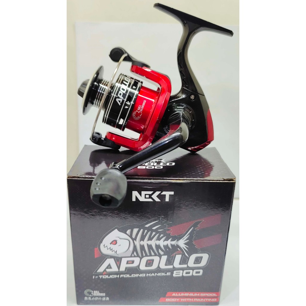 PROMO TERBARU REEL PANCING NEXT APOLLO 800 ALUMINIUM (3 BEARING) MURAH