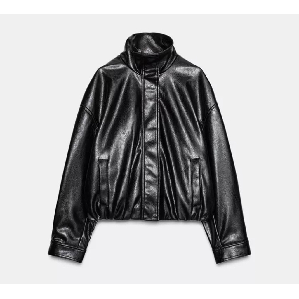 Jaket Leather ZARA Women jastip (jasa titip)