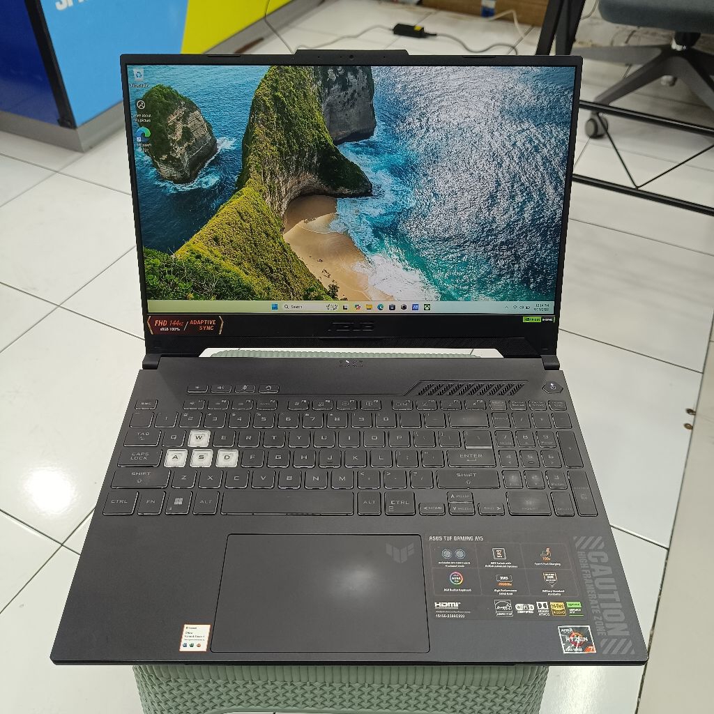 LAPTOP ASUS TUF GAMING A15 FA 507NV AMD RYZEN 7 7735HS RAM 16 GB SSD 512 GB RTX 4060