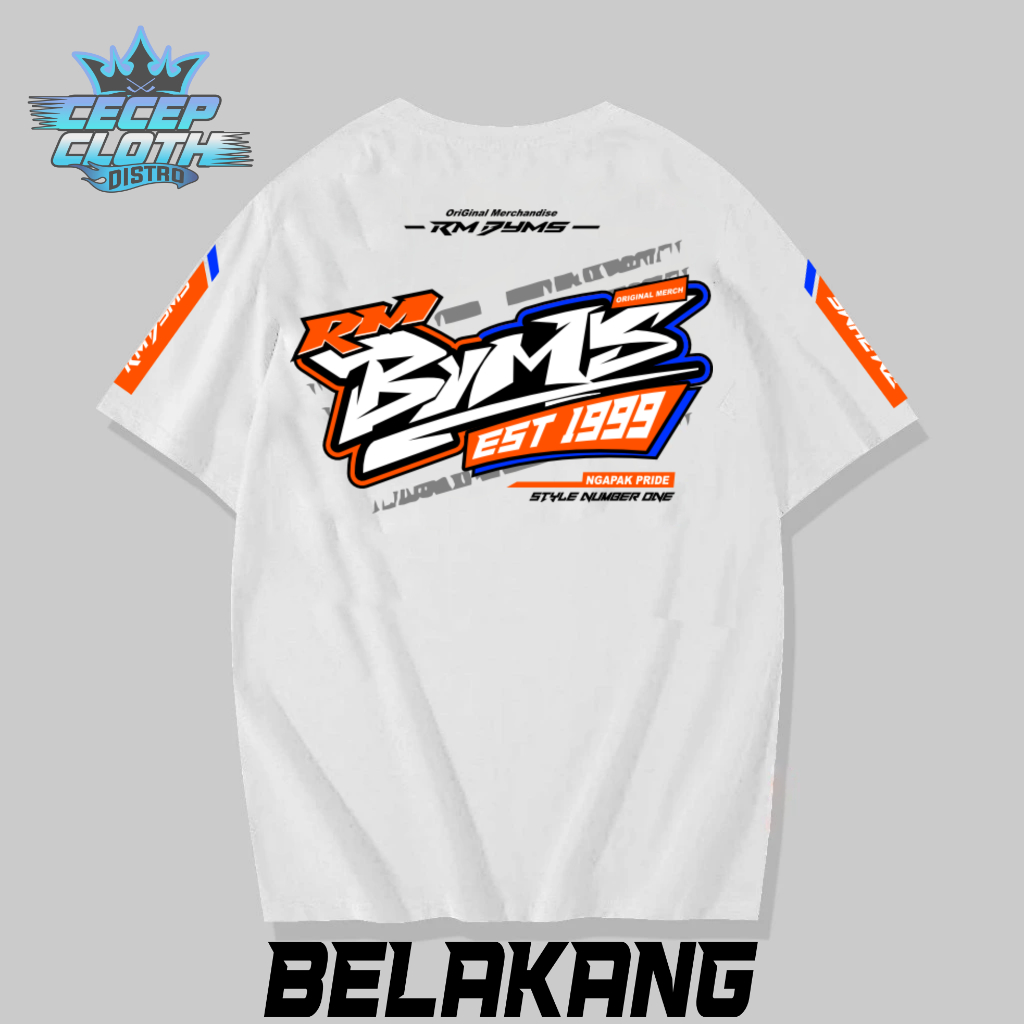 Kaos Rm Banyumas V3 / Baju Pria Wanita T-Shrit Cotton combed 24s