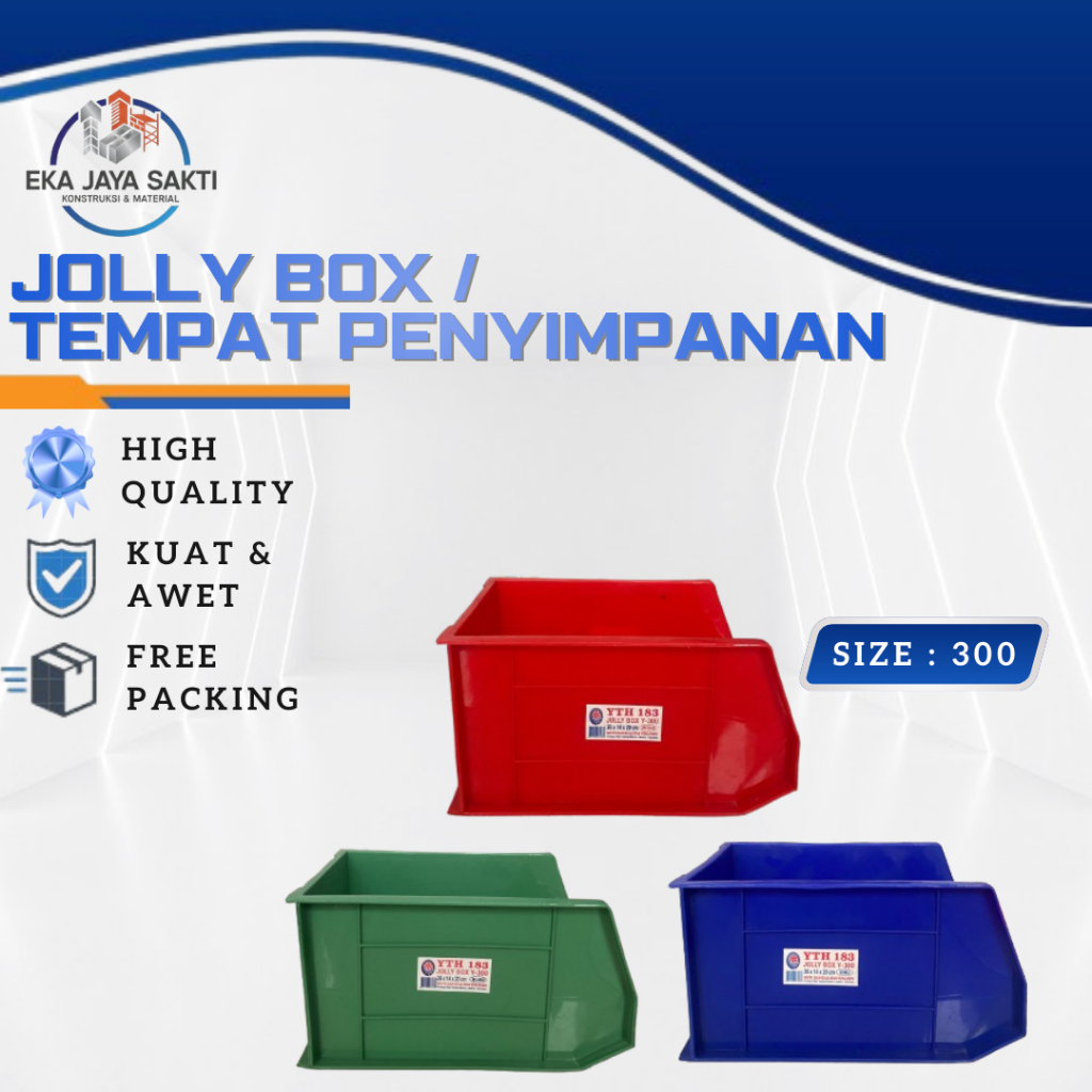 Jolly Box 300 /Keranjang Susun / Keranjang Sparepart / Perkakas Rumah