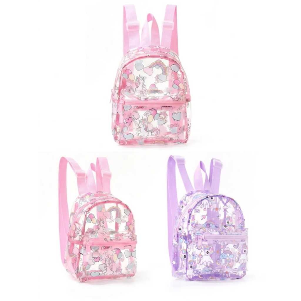 tas transparan bening unicorn tas transparan anak perempuan tas transparan lucu
