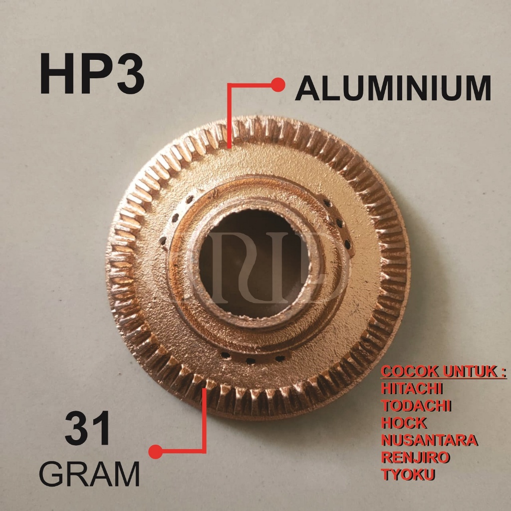 HP3 BURNER KOMPOR GAS STAINLES HITACHI TODACHI HOCK NUSANTARA RENJIRO TYOKU