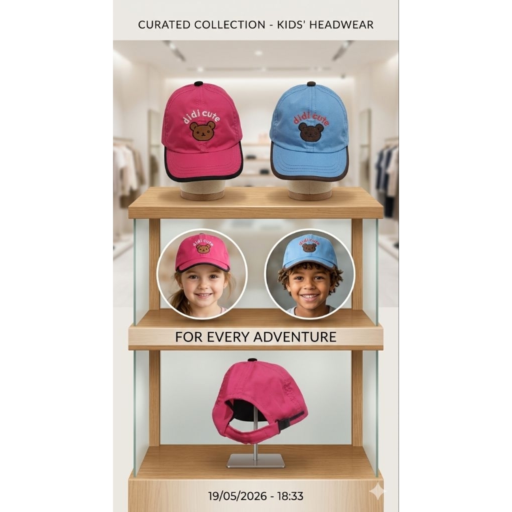 Topi anak/Topi anak cewek cowok/Topi anak unisex termurah