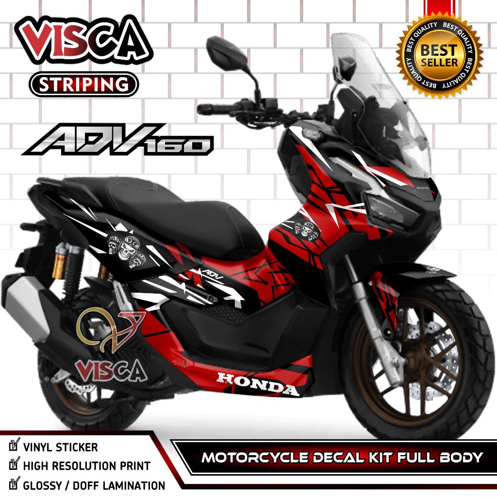Decal ADV 160 Full Body - Stiker ADV 160 Full Body - Dekal ADV 160 Full Body - Striping ADV 160 Vari