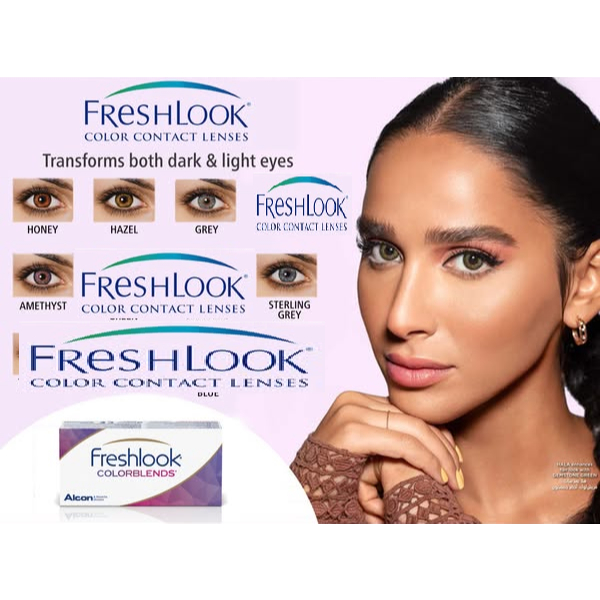 SOFTLENS WARNA BULANAN FRESHLOOK COLORBLENDS  PROMO
