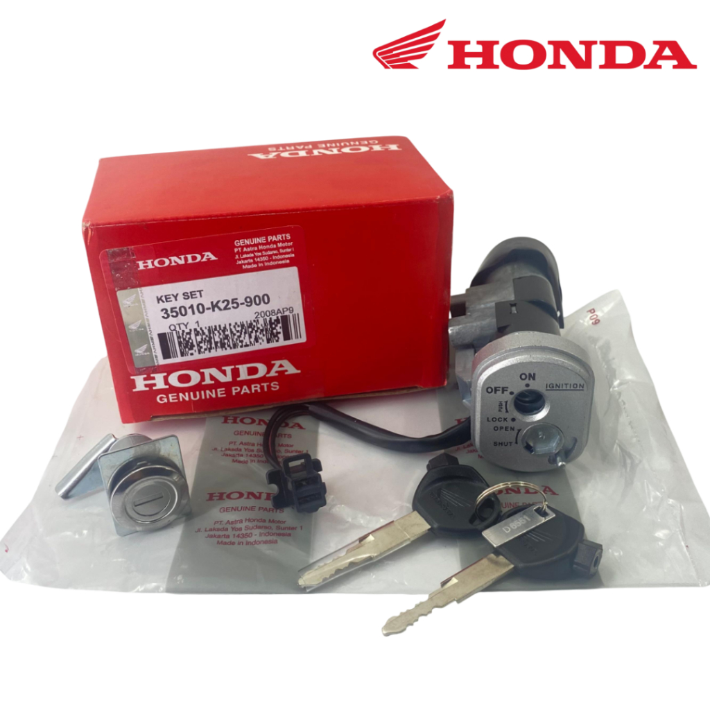 Kunci Kontak Set Honda Beat FI Lama K25 35010-K25-900